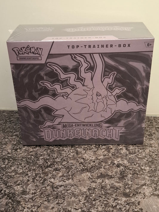 Pokémon - Dunkelnacht - Mega-Entwicklung, Top Trainer Box