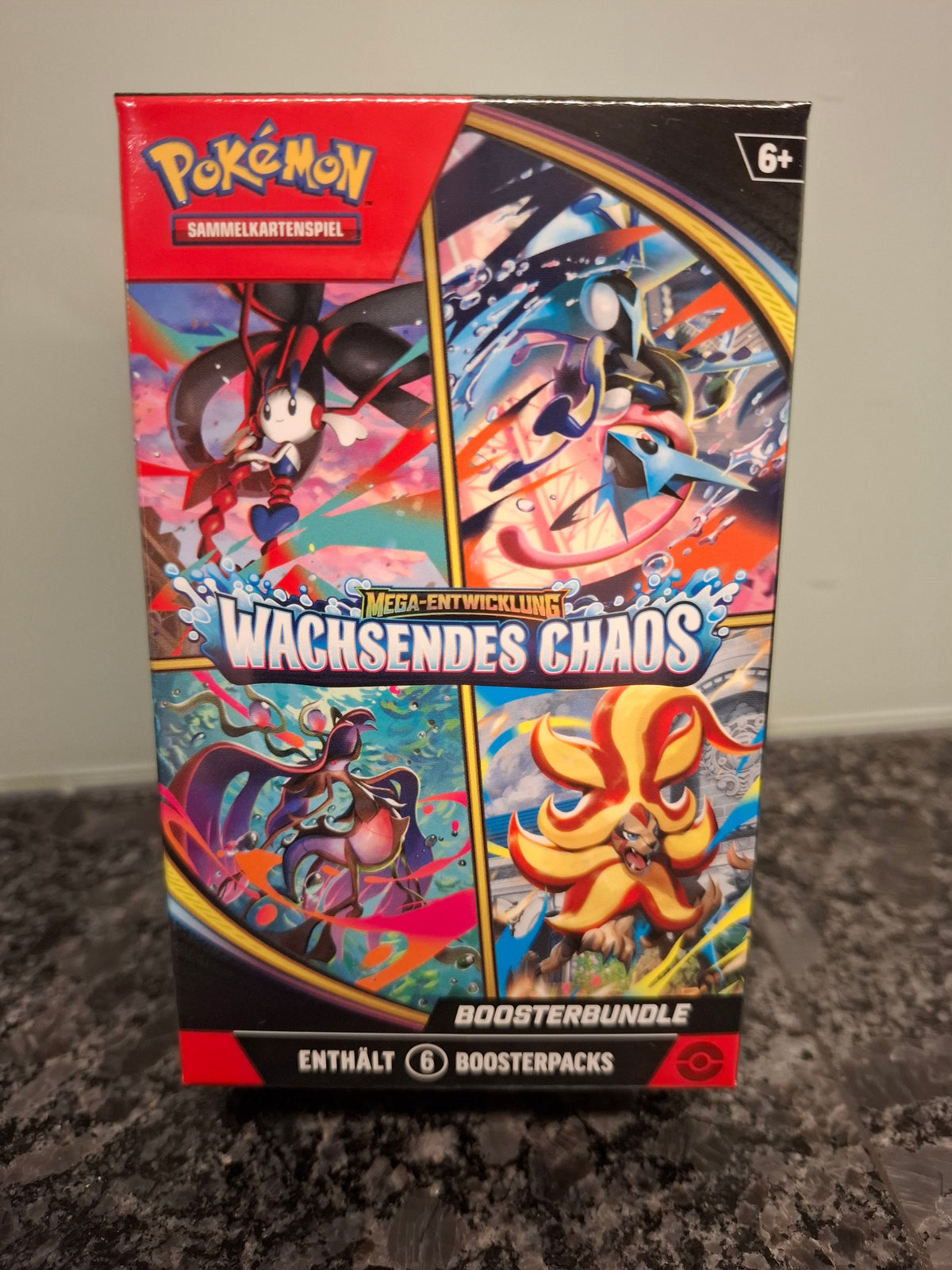 Pokémon-Karten Boosterbundle Mega-Entwicklung, Wachsendes Chaos