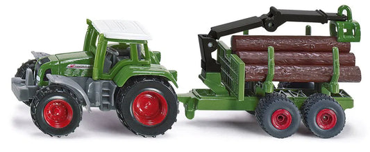 Siku Traktor Fendt mit Forstanhänger